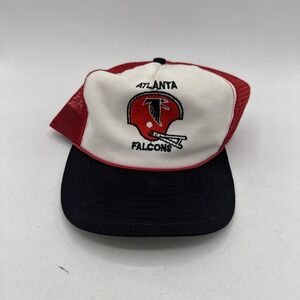 Vintage Atlanta Falcons Trucker Hat Sports Unlimited NFL Baseball Cap Snapback